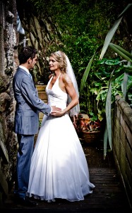 Wedding couple at Polhawn Fort wedding Cornwall by Polhawn Fort wedding photographer