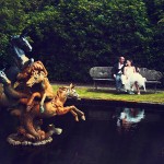 Bovey Castle Wedding photographer captures couple in gardens