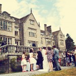 Bovey Castle Wedding couple and guests