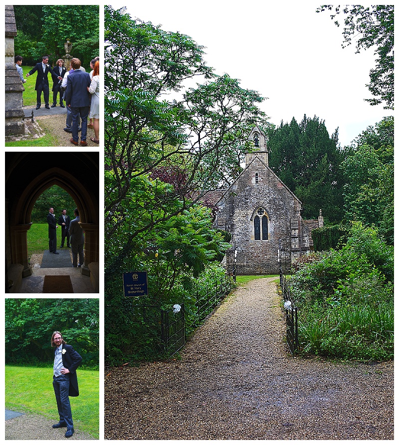 Pretty Island chapel at Orchardleigh House in Somerset