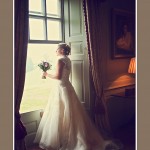 Bride at Shilstone House wedding Devon