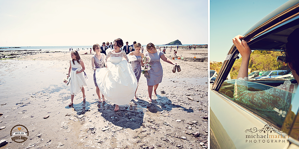 Bride-on-Wenbury-beach