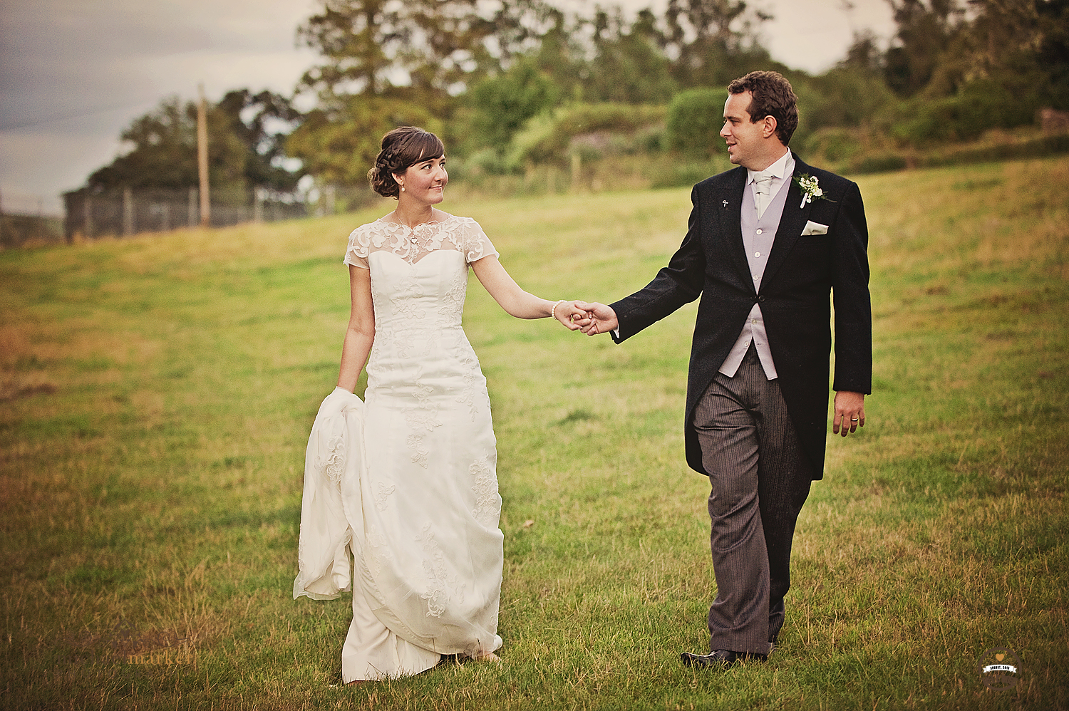 Bideford wedding couple Hallsannery