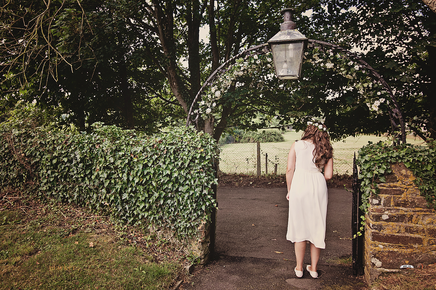 Waiting for the bride in Devon