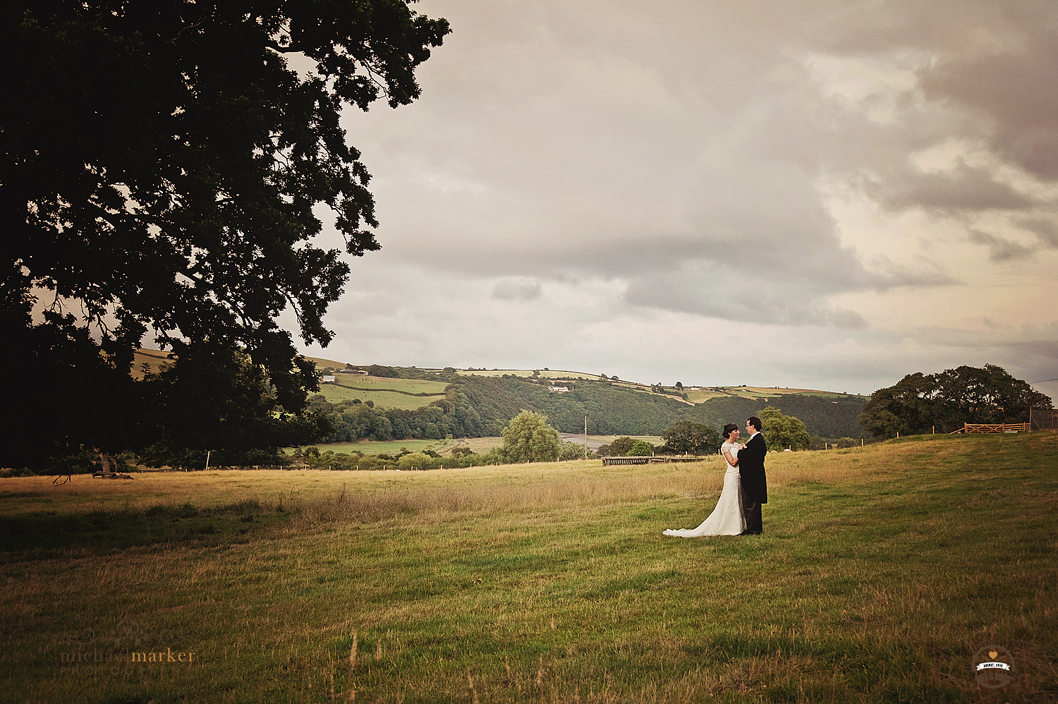 Wedding couple in Devon