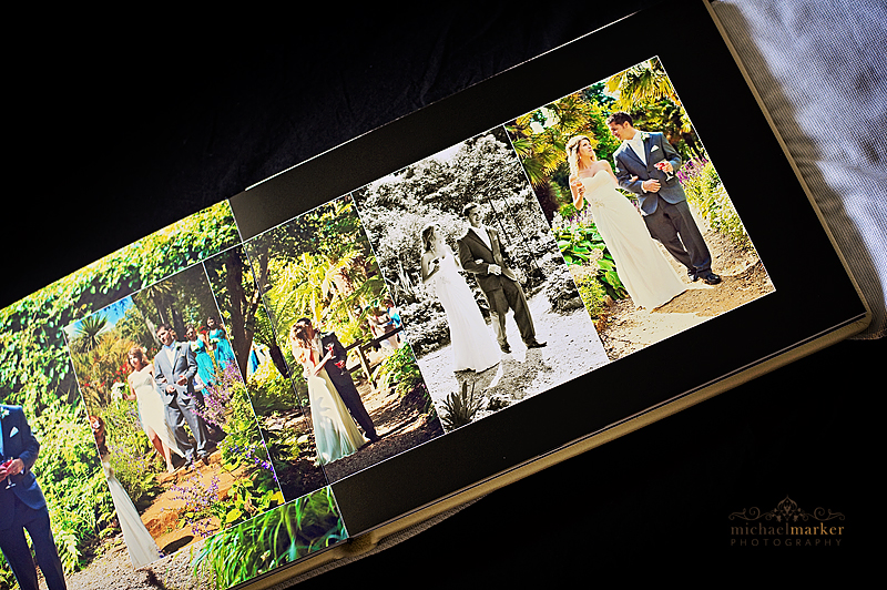 Professional weddign album design by Dorset wedding photographer