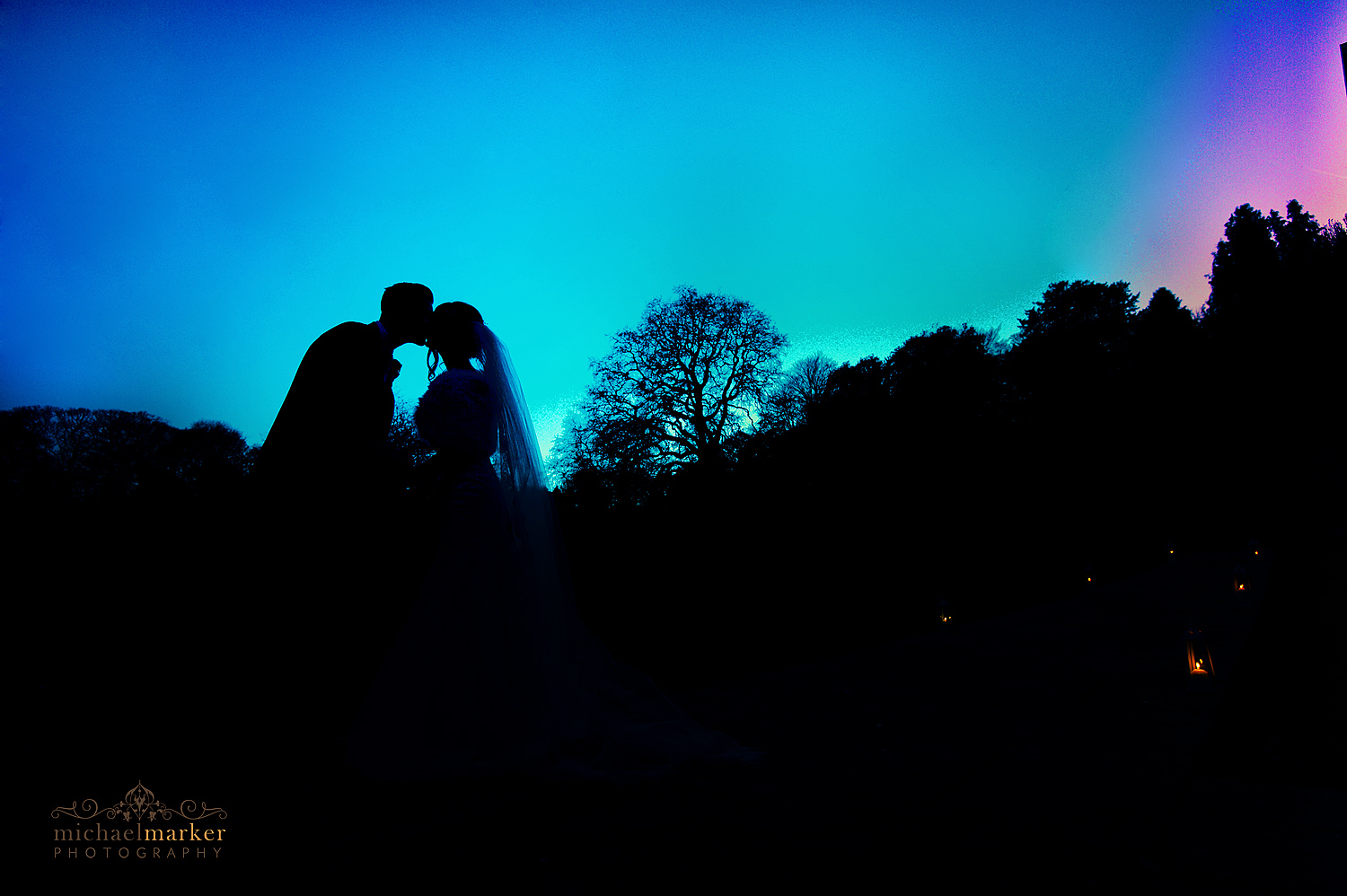 Dartington-wedding-silhouette