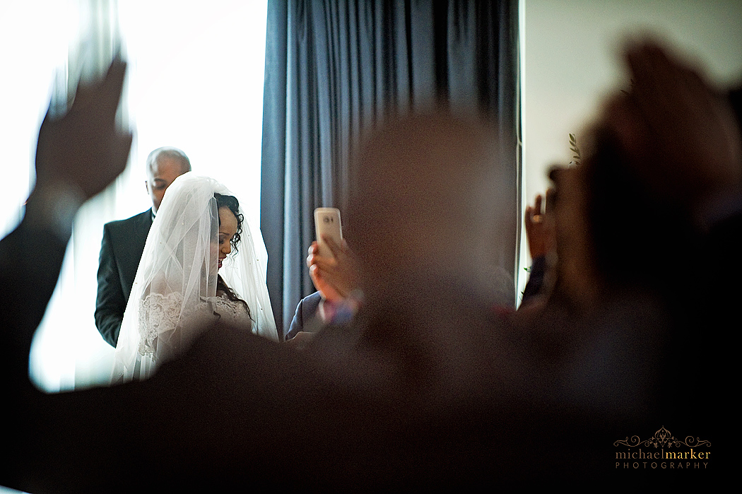 st-mellion-wedding-ceremony-singing