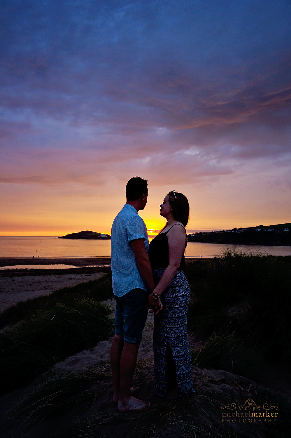 burgh-island-engagement-photo