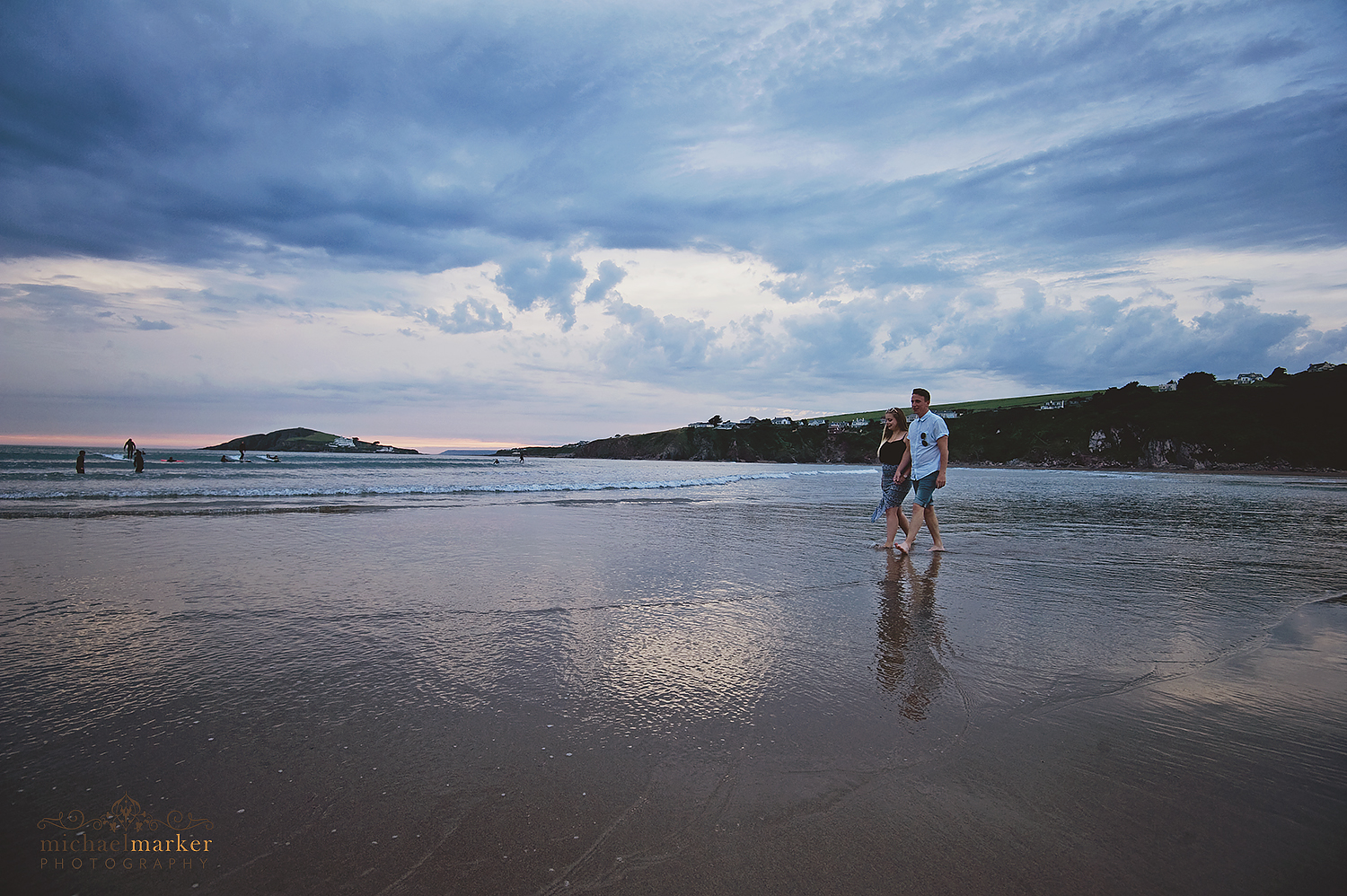 devon-beach-engagement-couple