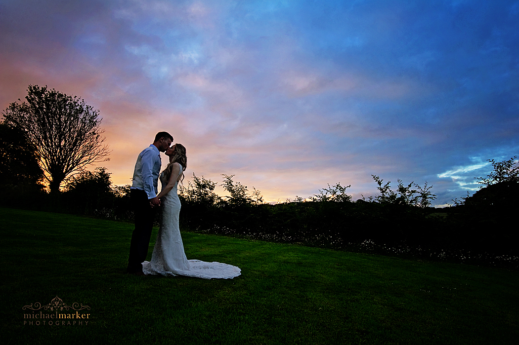 langdon-court-wedding-sunset