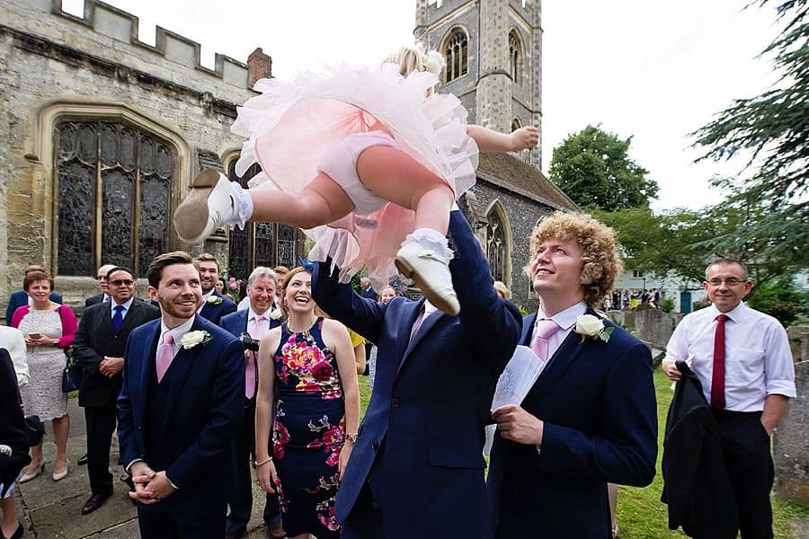 award winning wedding photograph at wedding reception in Henley