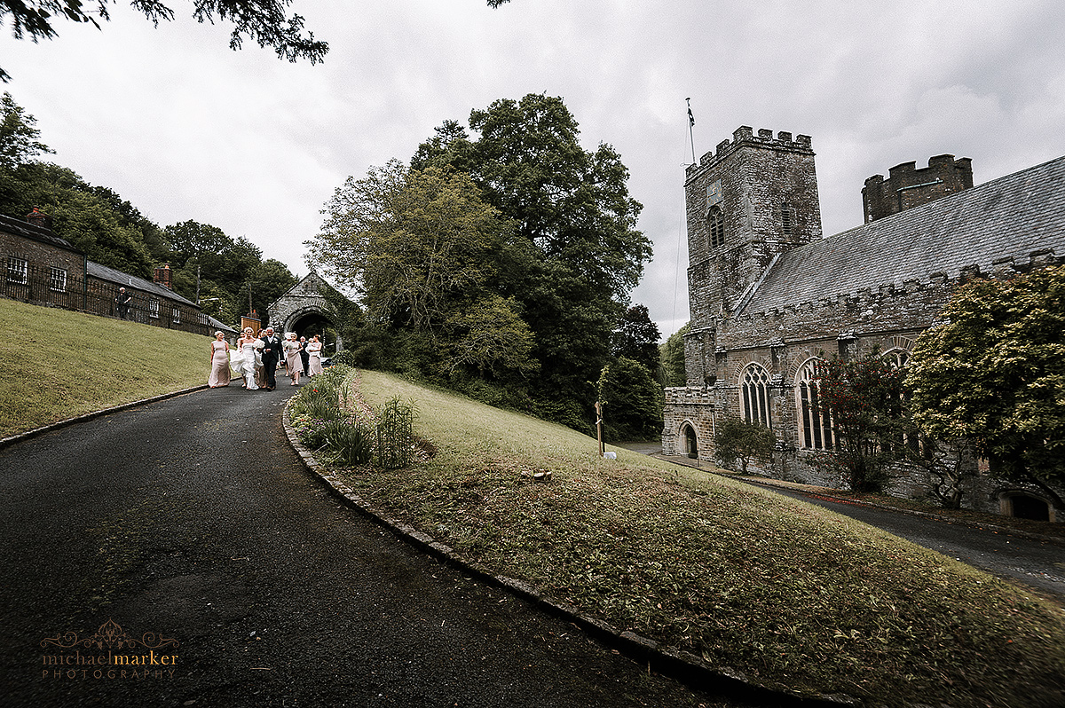 St Germans church wedding in Cornwall