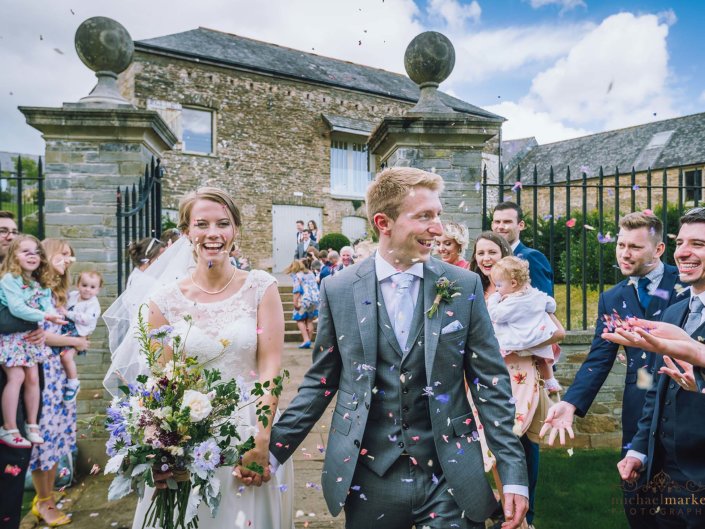 Award winning documentary wedding photographers in Devon
